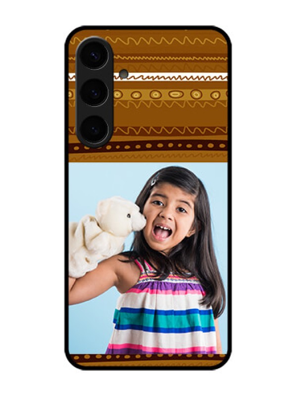 Custom Samsung Galaxy S24 Plus 5G Custom Glass Phone Case - Friends Picture Upload Design