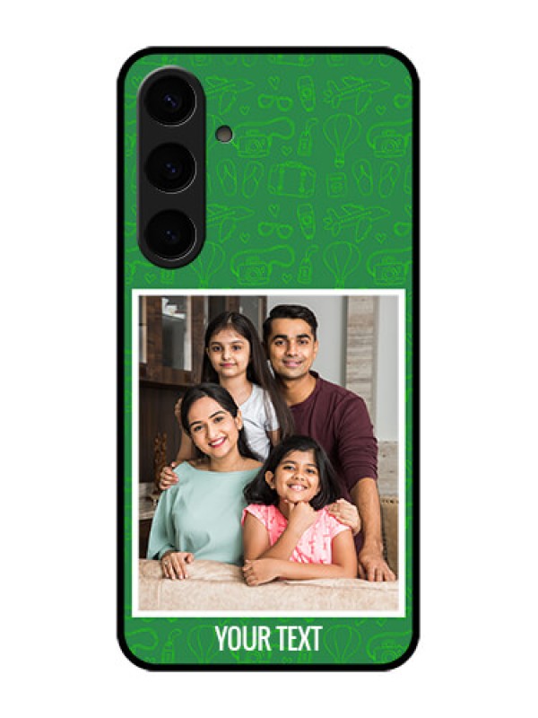 Custom Samsung Galaxy S24 Plus 5G Custom Glass Phone Case - Picture Upload Design