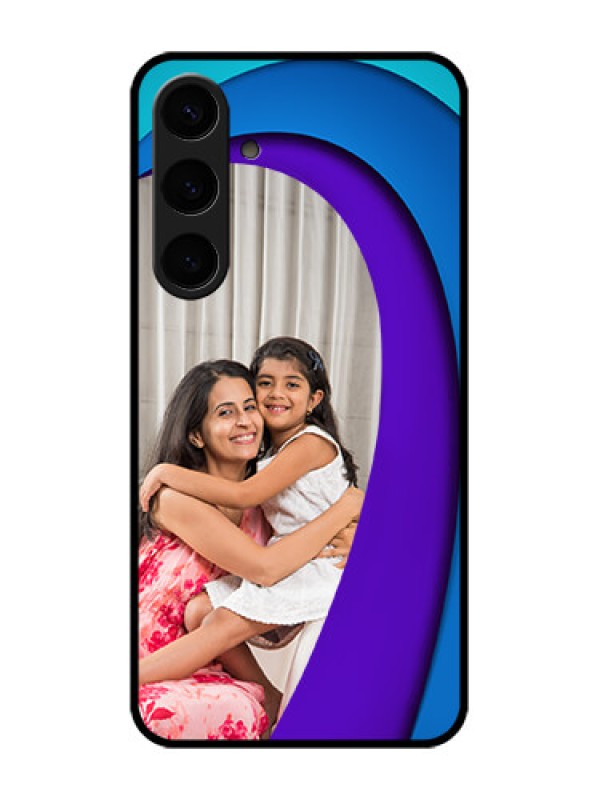 Custom Samsung Galaxy S24 Plus 5G Custom Glass Phone Case - Simple Pattern Design