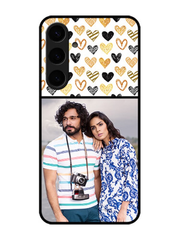 Custom Samsung Galaxy S24 Plus 5G Custom Glass Phone Case - Love Symbol Design