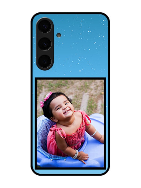 Custom Samsung Galaxy S24 Plus 5G Custom Glass Phone Case - Wave Pattern Colorful Design