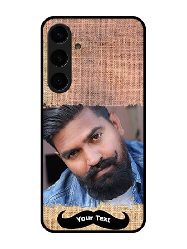 Custom Samsung Galaxy S24 Plus 5G Custom Glass Phone Case - With Texture Design