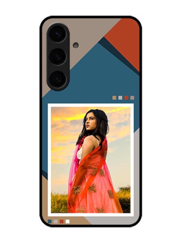 Custom Samsung Galaxy S24 Plus 5G Custom Glass Phone Case - Retro Color Pallet Design