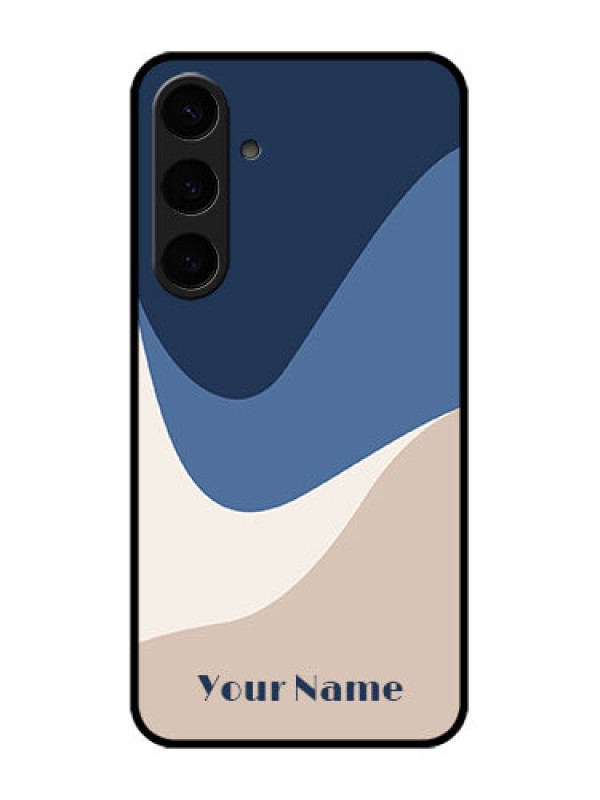 Custom Samsung Galaxy S24 Plus 5G Custom Glass Phone Case - Abstract Drip Art Design