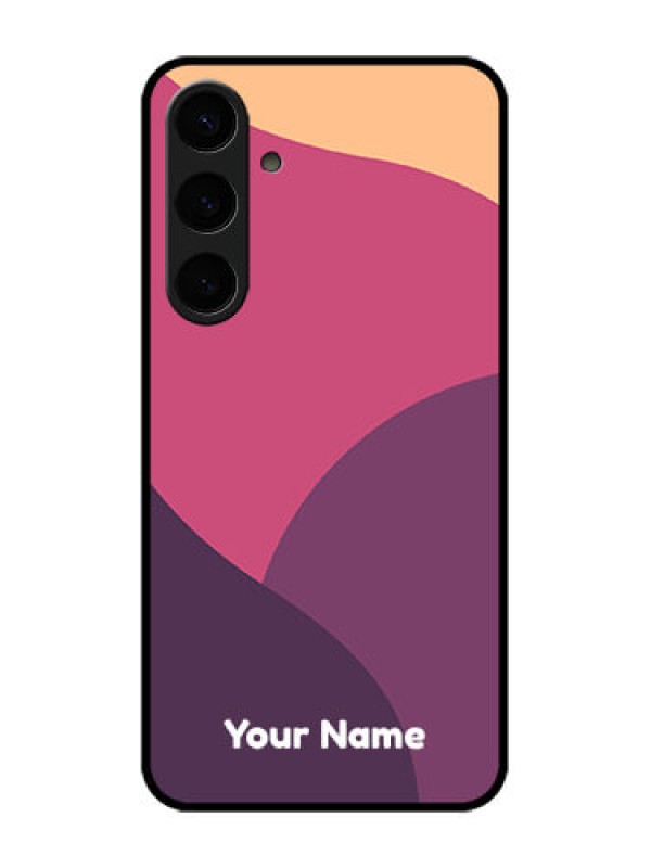 Custom Samsung Galaxy S24 Plus 5G Custom Glass Phone Case - Mixed Multi - Colour Abstract Art Design