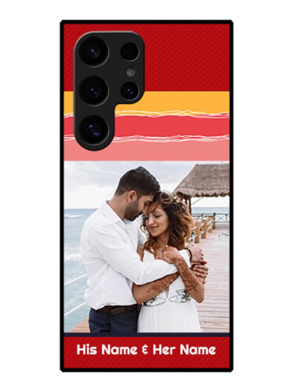 Custom Samsung Galaxy S24 Ultra 5G Custom Glass Phone Case - Colorful Case Design