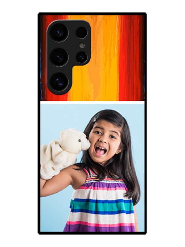 Custom Samsung Galaxy S24 Ultra 5G Custom Glass Phone Case - Multi Color Design