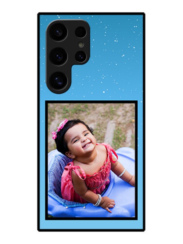 Custom Samsung Galaxy S24 Ultra 5G Custom Glass Phone Case - Wave Pattern Colorful Design