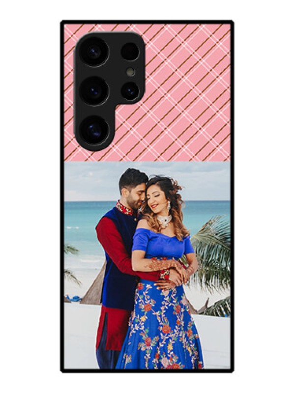 Custom Samsung Galaxy S24 Ultra 5G Custom Glass Phone Case - Together Forever Design