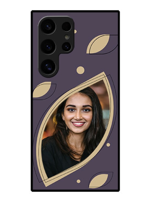 Custom Samsung Galaxy S24 Ultra 5G Custom Glass Phone Case - Falling Leaf Design