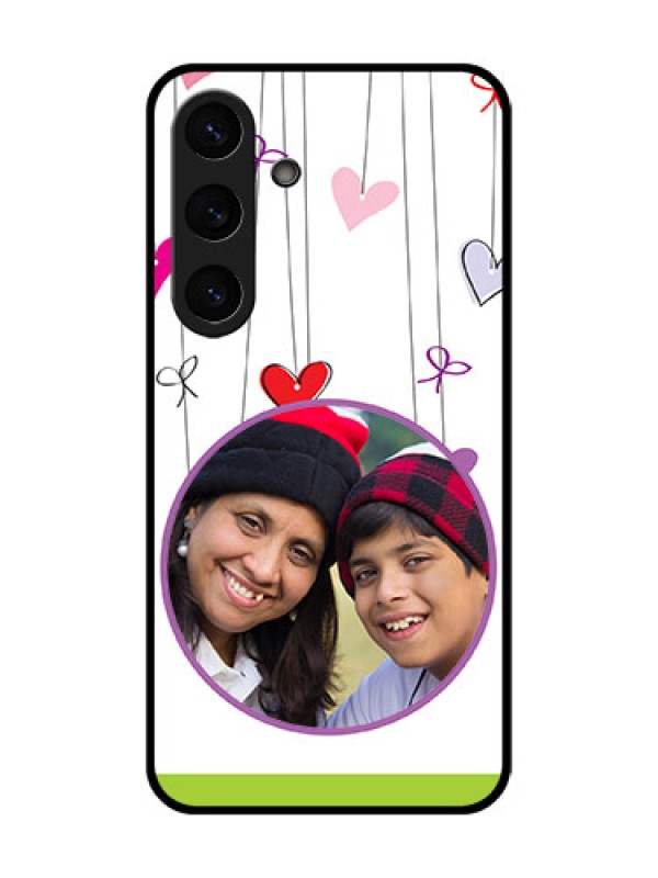 Custom Galaxy S25 5G Custom Glass Phone CaseCute Kids Phone Case Design
