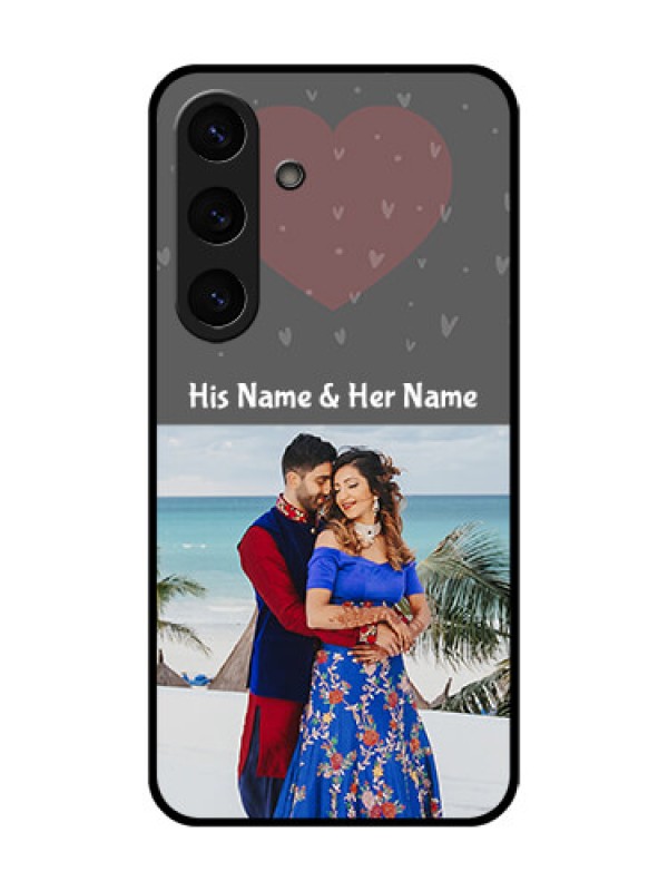 Custom Galaxy S25 5G Custom Glass Phone CaseBuy Love Design With Photo Online
