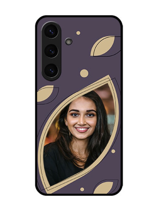 Custom Galaxy S25 5G Custom Glass Phone CaseFalling Leaf Design