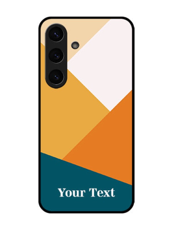 Custom Galaxy S25 5G Custom Glass Phone CaseStacked Multi - Colour Design