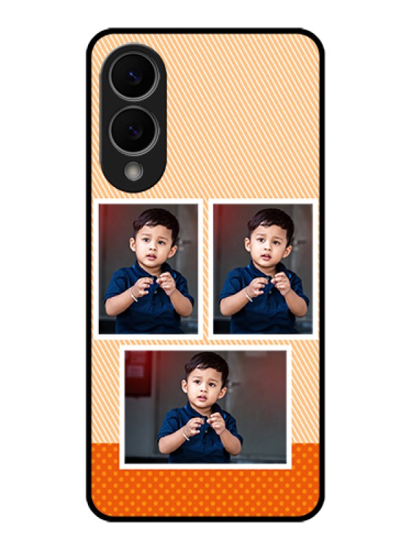 Custom Samsung Galaxy S25 Edge 5G Custom Glass Phone Case - Bulk Photos Upload Design