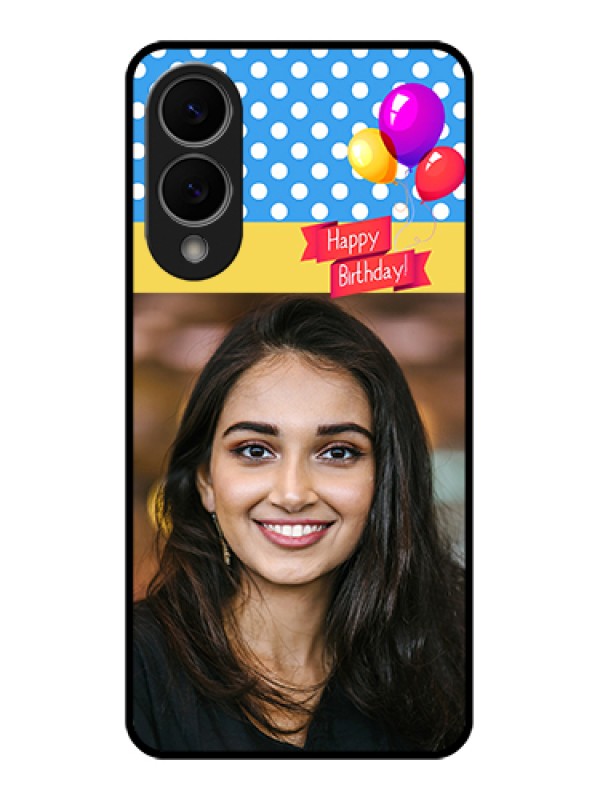 Custom Samsung Galaxy S25 Edge 5G Custom Glass Phone Case - Happy Birthday Design