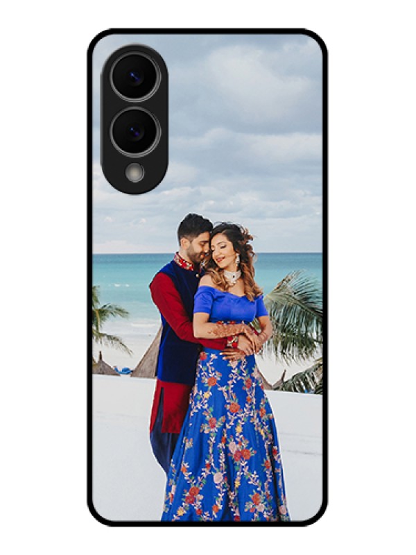 Custom Samsung Galaxy S25 Edge 5G Custom Glass Phone Case - Upload Full Picture Design