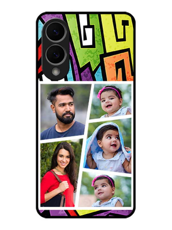 Custom Samsung Galaxy S25 Edge 5G Custom Glass Phone Case - Graffiti Pattern Design