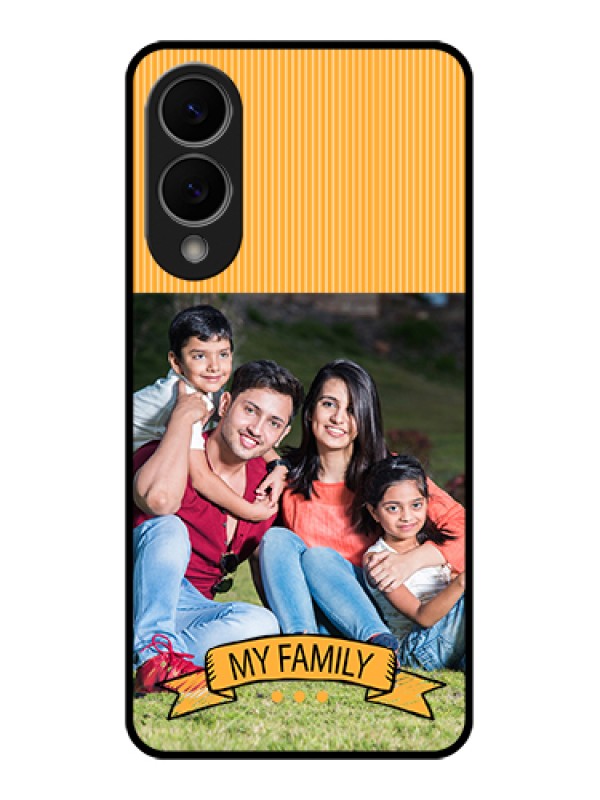 Custom Samsung Galaxy S25 Edge 5G Custom Glass Phone Case - My Family Design