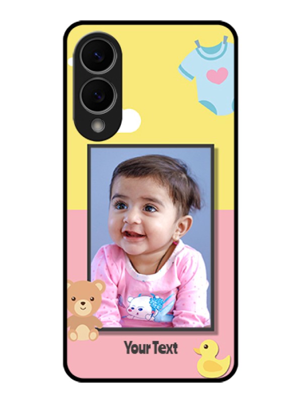 Custom Samsung Galaxy S25 Edge 5G Custom Glass Phone Case - Kids 2 Color Design