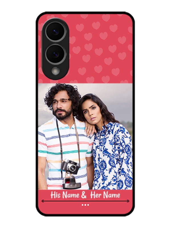 Custom Samsung Galaxy S25 Edge 5G Custom Glass Phone Case - Simple Love Design