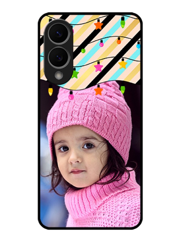 Custom Samsung Galaxy S25 Edge 5G Custom Glass Phone Case - Lights Hanging Design