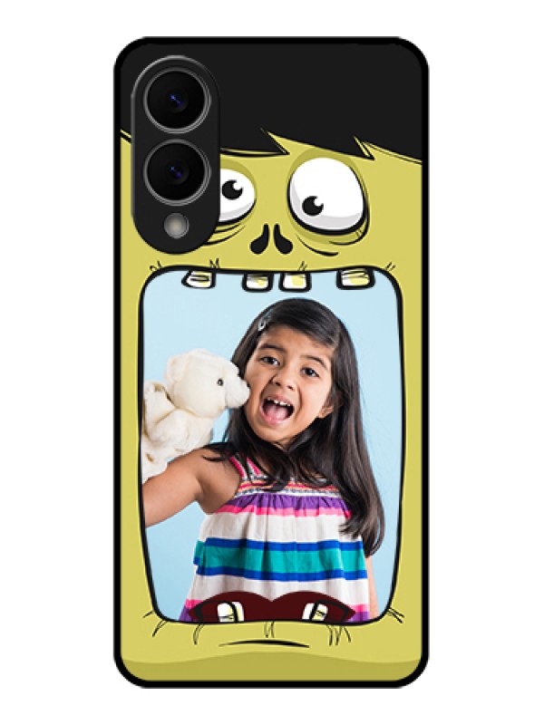 Custom Samsung Galaxy S25 Edge 5G Custom Glass Phone Case - Cartoon Monster Back Case Design