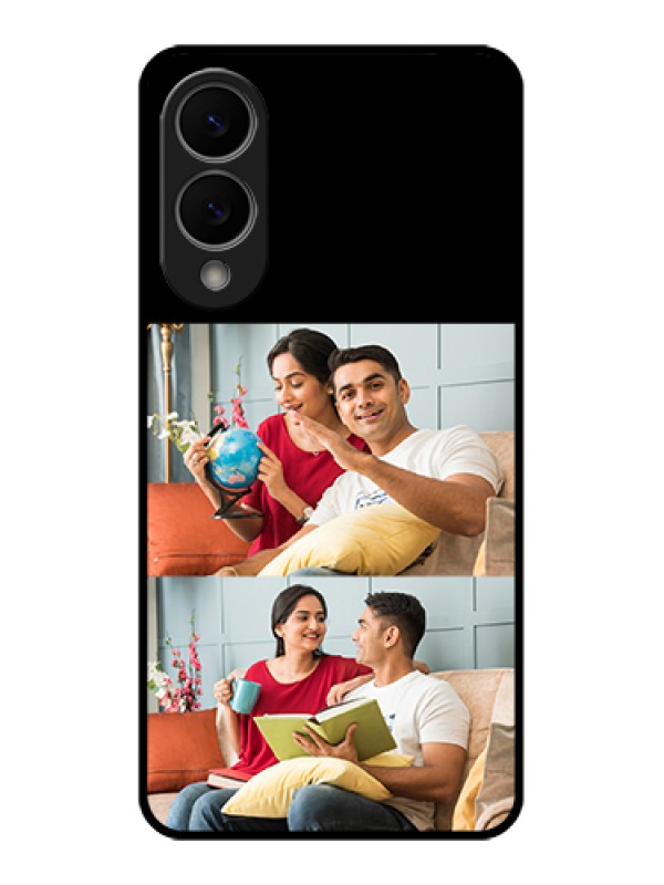 Custom Samsung Galaxy S25 Edge 5G Custom Glass Phone Case - 2 Images Design
