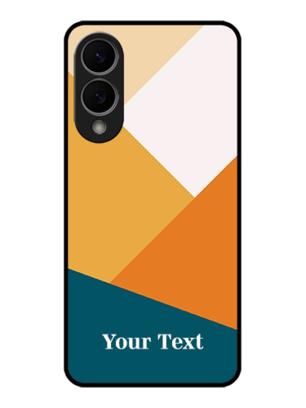 Custom Samsung Galaxy S25 Edge 5G Custom Glass Phone Case - Stacked Multi - Colour Design