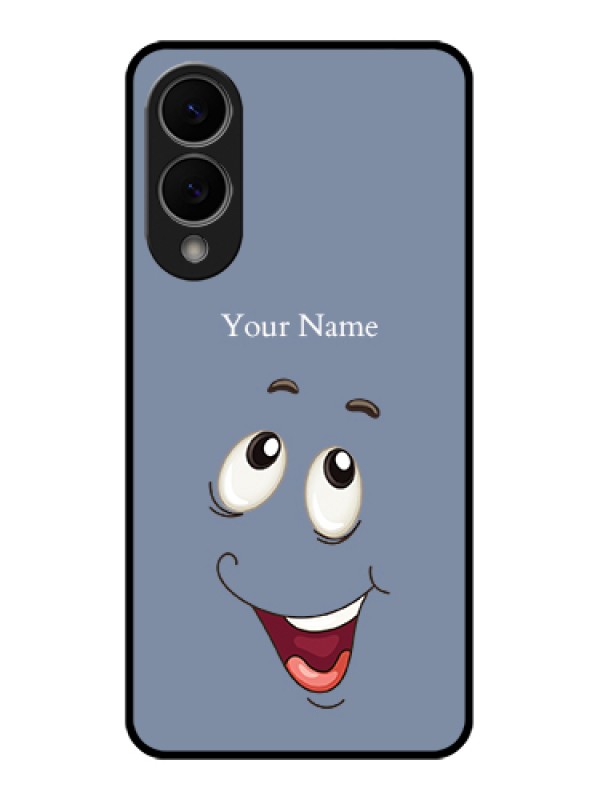 Custom Samsung Galaxy S25 Edge 5G Custom Glass Phone Case - Laughing Cartoon Face Design