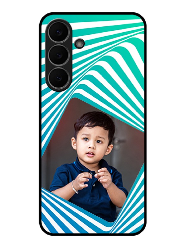 Custom Samsung Galaxy S25 FE 5G Custom Glass Phone Case - Abstract Spiral Design