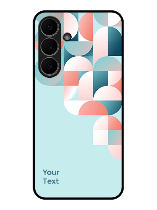 Custom Samsung Galaxy S25 FE 5G Custom Glass Phone Case - Stylish Semi - Circle Pattern Design