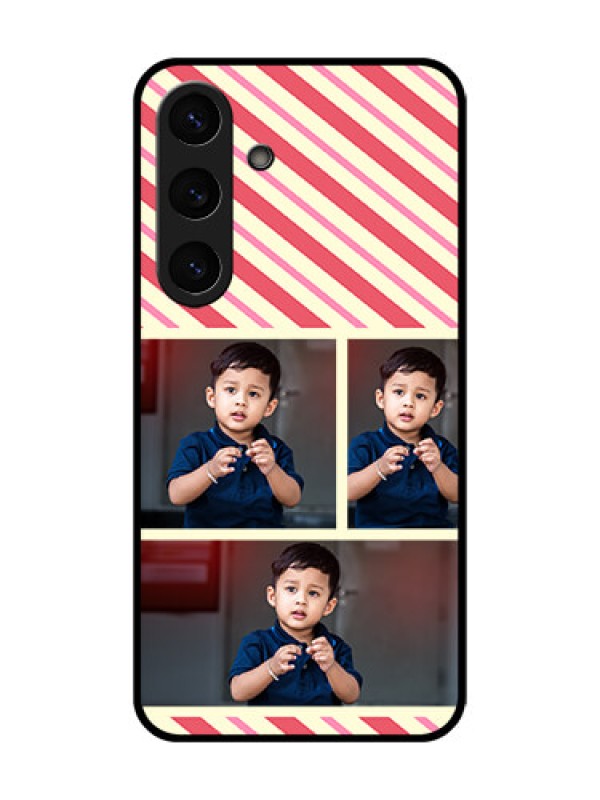 Custom Galaxy S25 Plus 5G Custom Glass Phone CasePicture Upload Mobile Case Design