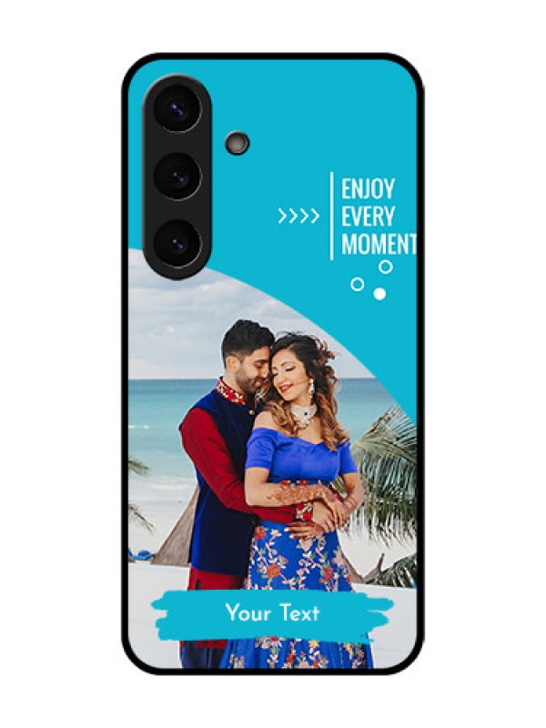 Custom Galaxy S25 Plus 5G Custom Glass Phone CaseHappy Moment Design