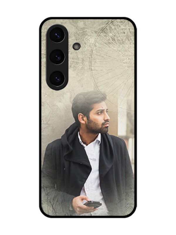 Custom Galaxy S25 Plus 5G Custom Glass Phone CaseWith Vintage Design
