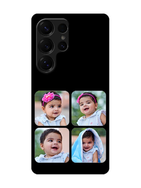 Custom Galaxy S25 Ultra 5G Custom Glass Phone CaseMultiple Pictures Design