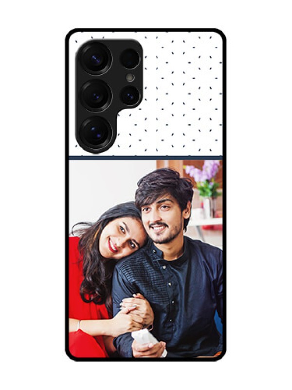 Custom Galaxy S25 Ultra 5G Custom Glass Phone CasePremium Dot Design
