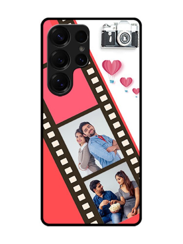 Custom Galaxy S25 Ultra 5G Custom Glass Phone Case3 Image Holder With Film Reel