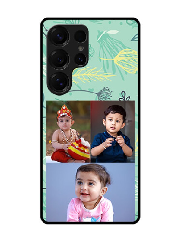 Custom Galaxy S25 Ultra 5G Custom Glass Phone CaseForever Family Design