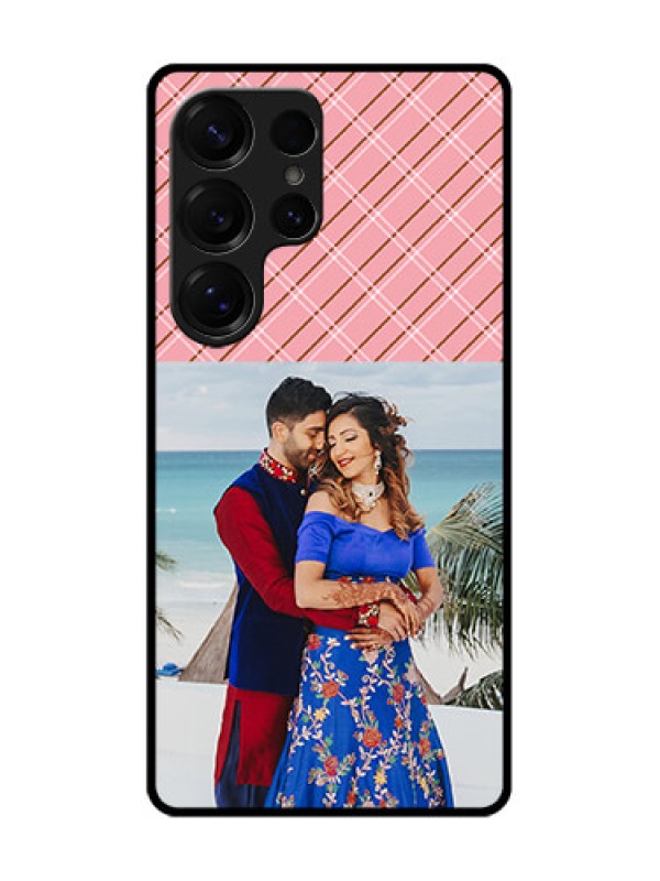 Custom Galaxy S25 Ultra 5G Custom Glass Phone CaseTogether Forever Design