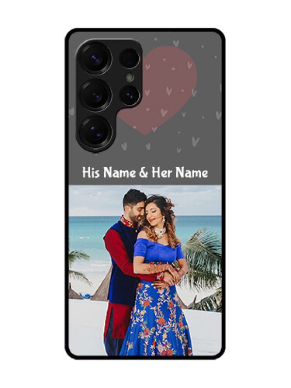 Custom Galaxy S25 Ultra 5G Custom Glass Phone CaseBuy Love Design With Photo Online