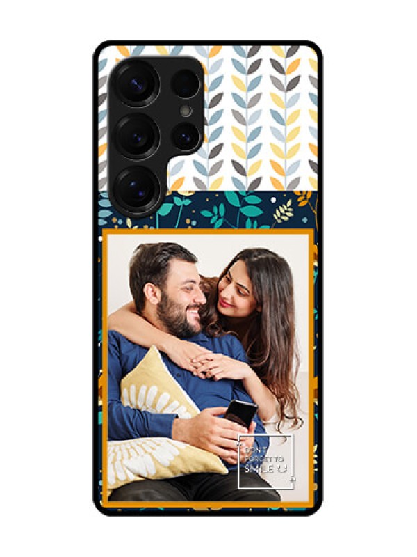 Custom Galaxy S25 Ultra 5G Custom Glass Phone CasePattern Design