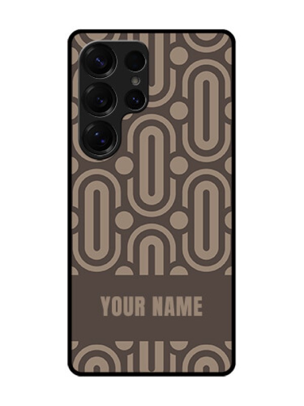 Custom Galaxy S25 Ultra 5G Custom Glass Phone CaseCaptivating Zero Pattern Design