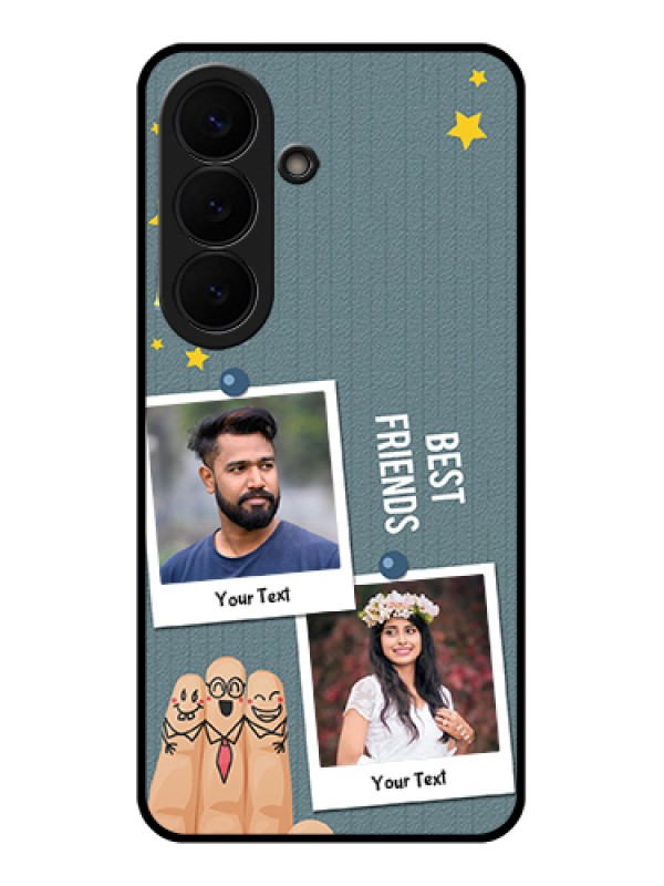 Custom Samsung Galaxy S26 5G Custom Glass Phone Case - Sticky Frames And Friendship Design