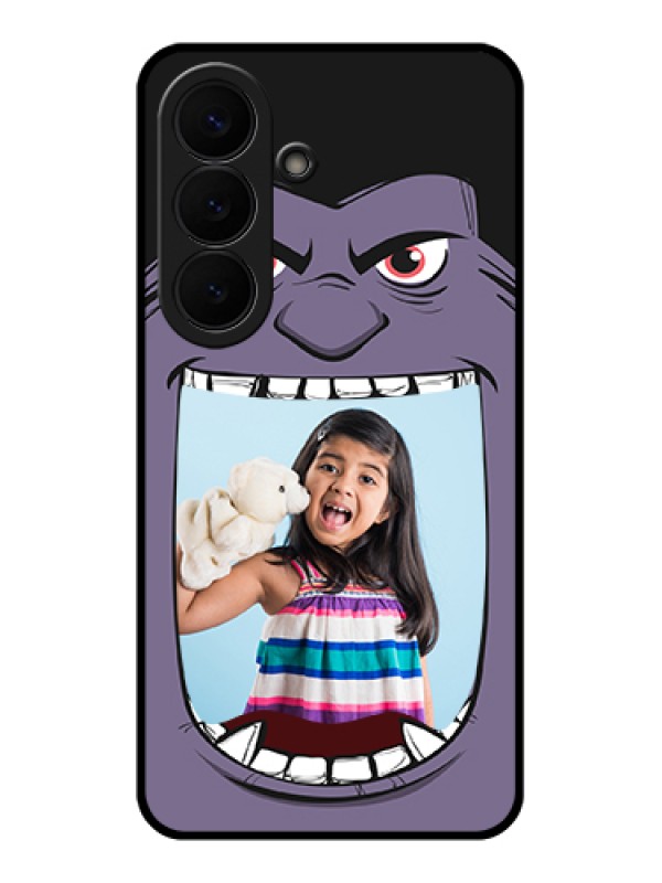 Custom Samsung Galaxy S26 5G Custom Glass Phone Case - Angry Monster Design