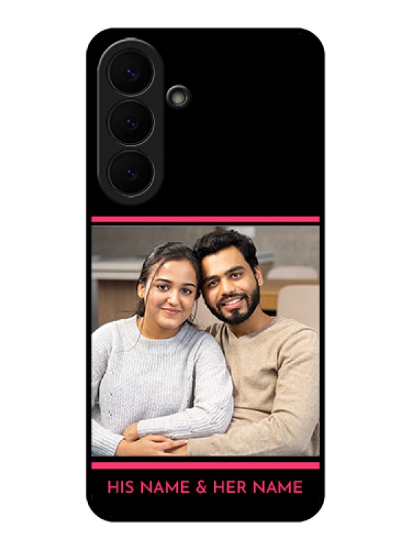 Custom Samsung Galaxy S26 Plus 5G Custom Glass Phone Case - With Add Text Design
