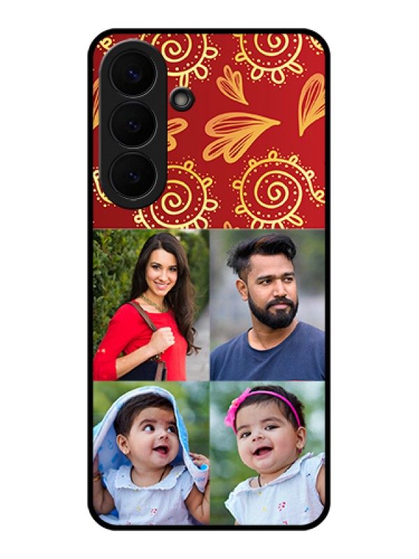 Custom Samsung Galaxy S26 Plus 5G Custom Glass Phone Case - 4 Image Traditional Design