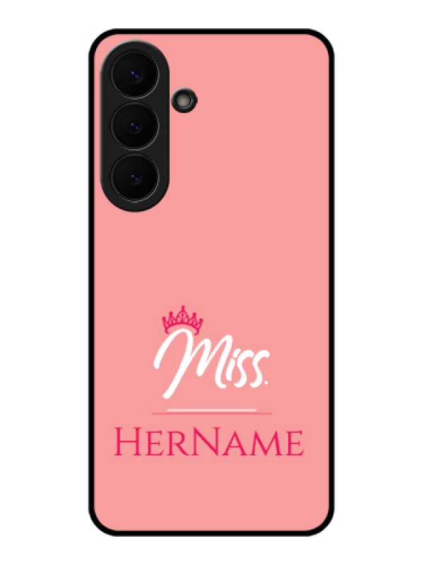 Custom Samsung Galaxy S26 Plus 5G Custom Glass Phone Case - Mrs With Name Design