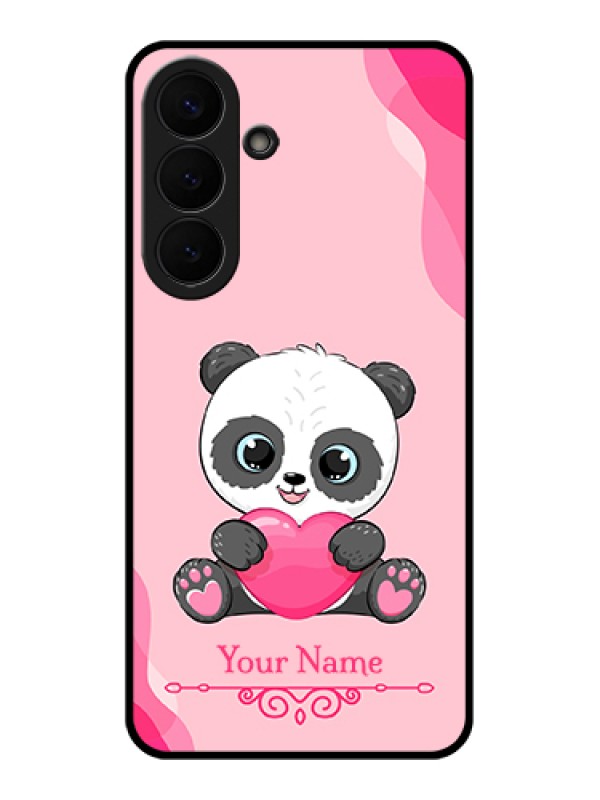 Custom Samsung Galaxy S26 Plus 5G Custom Glass Phone Case - Cute Panda Design