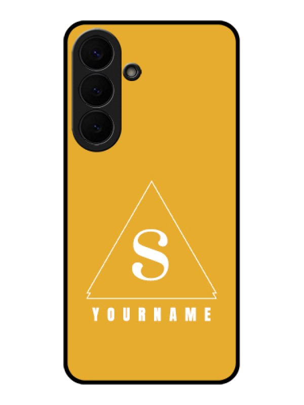 Custom Samsung Galaxy S26 Plus 5G Custom Glass Phone Case - Simple Triangle Design